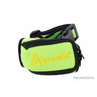 Aeromic AMZIP belte til mikrofonsender Midjebelte med glidelås - Farge:Lime